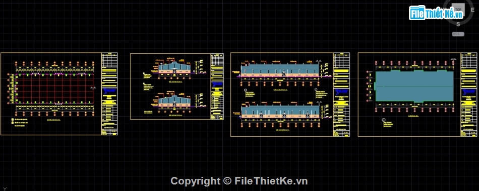 cad nhà xưởng,cad nhà kho,cad full nhà xưởng