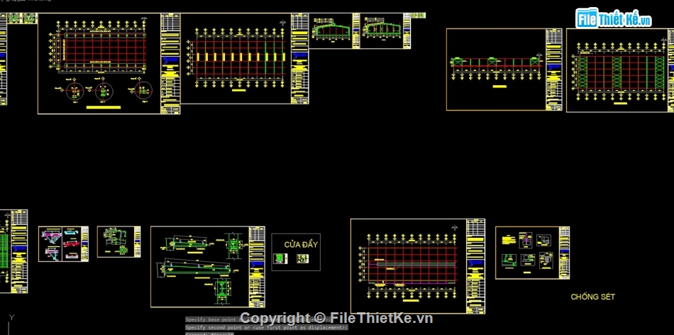 cad nhà xưởng,cad nhà kho,cad full nhà xưởng