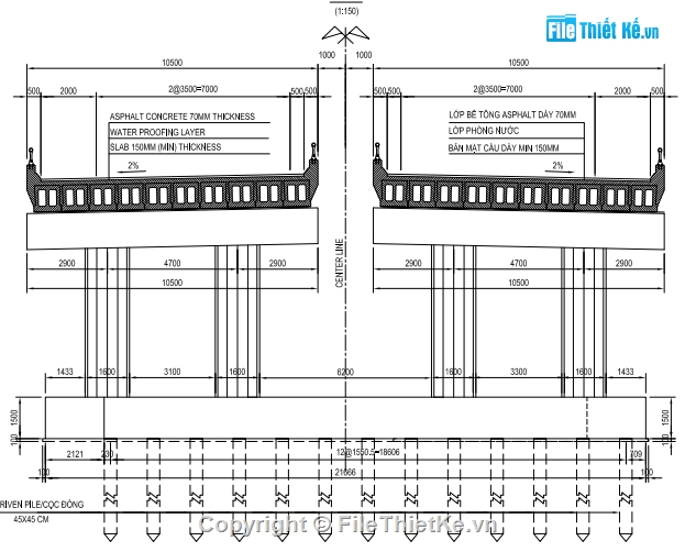 dầm bản rỗng,dầm bản 24m,cầu bản 24m,bản dự ứng lực,mố chữ u,trụ đặc thân hẹp