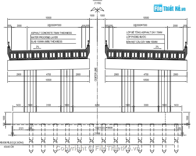 dầm bản rỗng,dầm bản 24m,cầu bản 24m,bản dự ứng lực,mố chữ u,trụ đặc thân hẹp