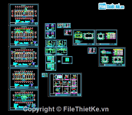 trụ sở cơ quan,trụ sở làm việc,nhà khách cơ quan,nhà làm việc 2 tầng,nhà làm việc 10x32m,full bản vẽ nhà làm việc cơ quan