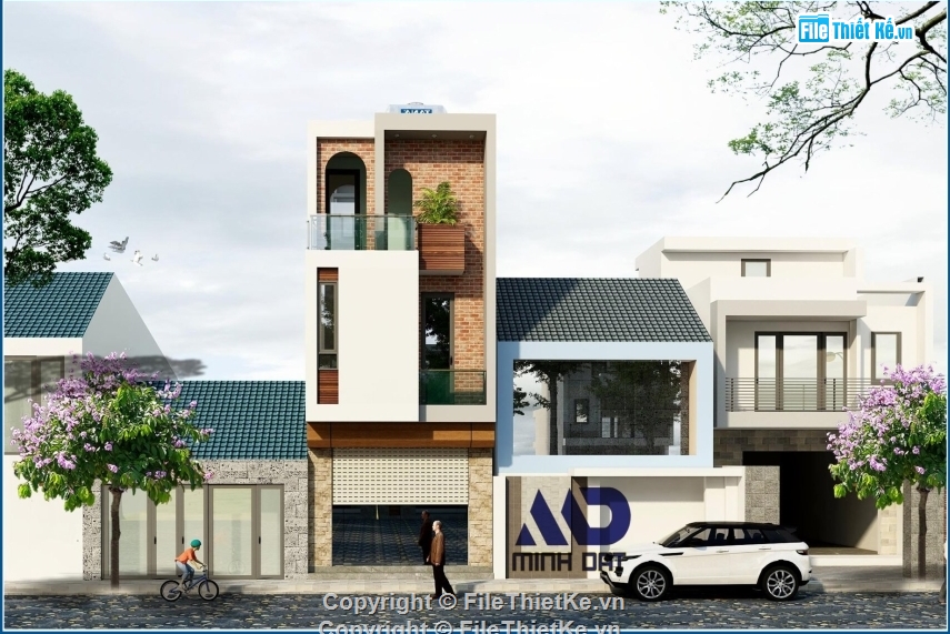 nhà phố 3 tầng,full bản vẽ nhà phố kt 4.5x15.7 m,Dự toán nhà phố,hồ sơ thiết kế kỹ thuật thi công nhà ở,kiến trúc nhà phố,Kết cấu nhà phố