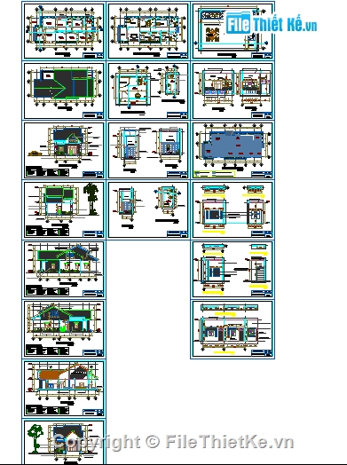 nhà cấp 4,nhà cấp 4 đẹp,mặt tiền 9m,bản vẽ thiết kế,thiết kế nhà cấp 4,hồ sơ nhà cấp 4