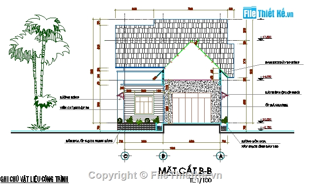 nhà cấp 4,nhà cấp 4 đẹp,mặt tiền 9m,bản vẽ thiết kế,thiết kế nhà cấp 4,hồ sơ nhà cấp 4