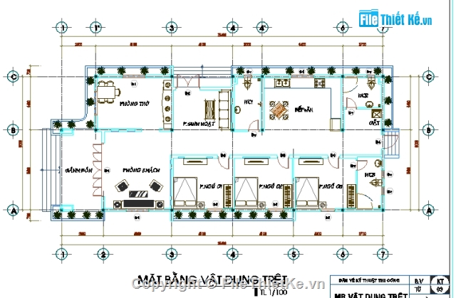 nhà cấp 4,nhà cấp 4 đẹp,mặt tiền 9m,bản vẽ thiết kế,thiết kế nhà cấp 4,hồ sơ nhà cấp 4