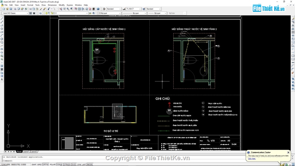 nhà phố 3 tầng,Autocad nhà phố 3 tầng,Bản vẽ nhà phố 3 tầng,Nhà phố 3 tầng 4x11m,Cad nhà phố 3 tầng