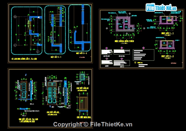 Bản vẽ nhà phố,nhà 2 tầng,nhà phố 2 tầng