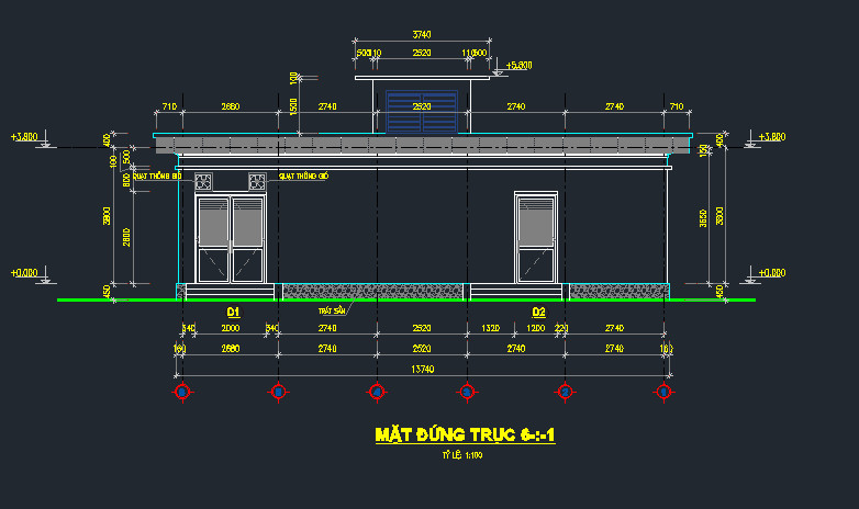 trạm điện file cad,kết cấu trạm điện,Bản vẽ nhà trạm điện