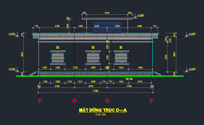 trạm điện file cad,kết cấu trạm điện,Bản vẽ nhà trạm điện