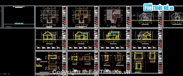 Model sketchup nhà 1 tầng,Mẫu nhà vườn 1 tầng,Bản vẽ thi công nhà 1 tầng,nhà cấp 4 1 tầng,bản vẽ nhà 1 tầng