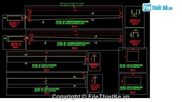 Bản vẽ thi công,Bản vẽ chi tiết mái chính nha ga,Kết cấu thép,đường sắt trên cao,Nhổn - Kim mã