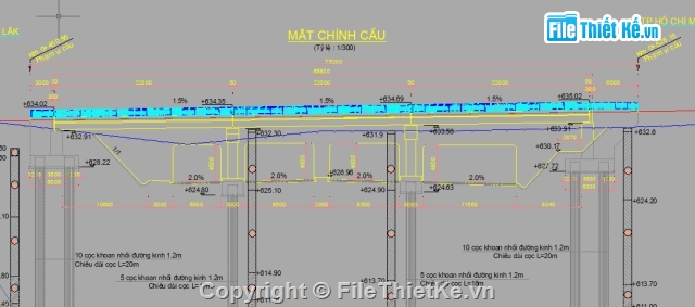 dầm bản rỗng,cầu 3 nhịp,dầm bản 22m,dẩm bản căng trước,mố trụ cầu,cầu vượt đường