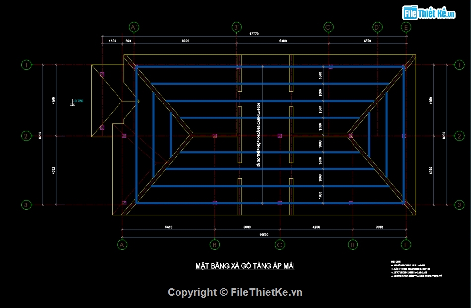 thiết kế nhà cấp 4,biệt thự mái nhật 1 tầng,File cad nhà cấp 4,full bản vẽ nhà cấp 4 file cad