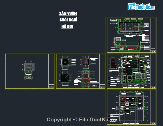 Kiến trúc biệt thự 2 tầng,chi tiết biệt thự 2 tầng,biệt thự vườn,mái thái,bản vẽ biệt thự 2 tầng,biệt thự 2 tầng 20.4x25m