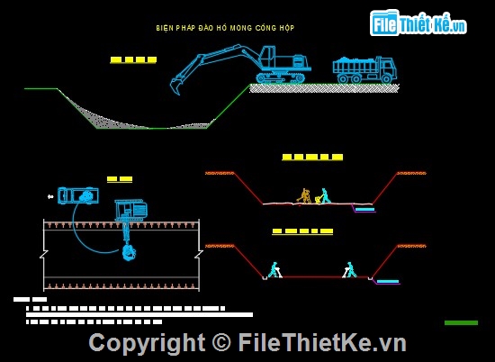 thi công,thi công cống,thuyết minh,biện pháp thi công cống