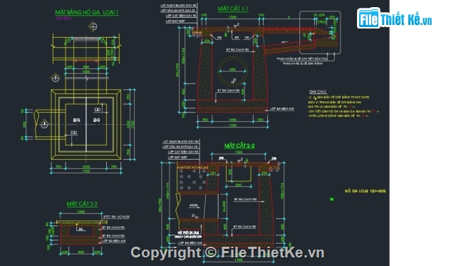 đường đô thị,chi tiết Hố ga,mương thoát nước,mương nước,hệ thống thoát nước đô thị