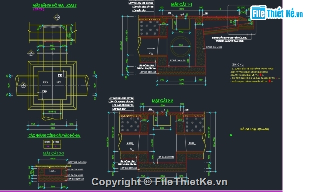 đường đô thị,chi tiết Hố ga,mương thoát nước,mương nước,hệ thống thoát nước đô thị