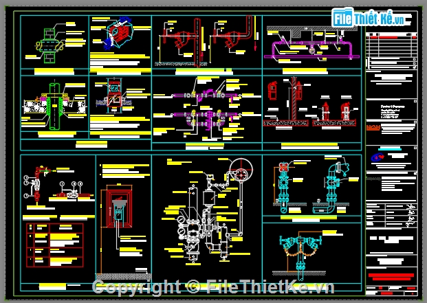 hệ thống chữa cháy,phòng cháy chữa cháy,bản vẽ pccc