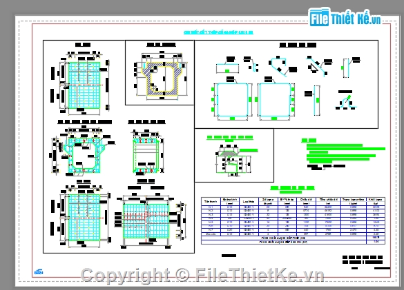 kết cấu chi tiết,kết cấu thép,cống 1 x1m x1m,thiết kế cống,chi tiết kết cấu