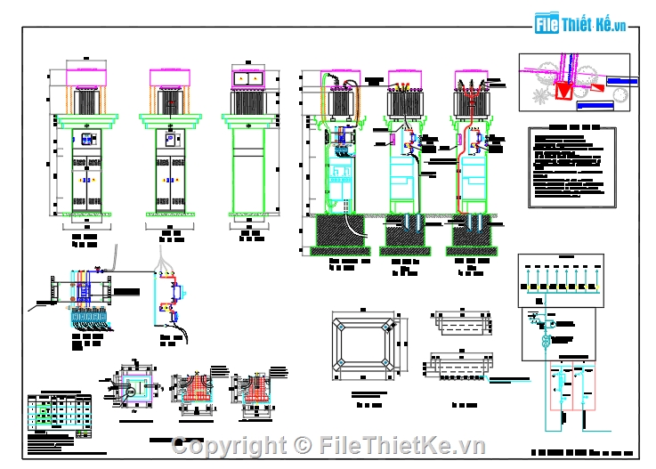 trạm điện,thiết kế điện,biến tần,cấu tạo trạm biến áp,trạm biến áp hoa sen