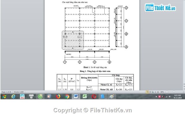 đô án bê tông cốt thép 1,đồ án bê tông cốt thép,bê tông cốt thép 1,full đồ án bê tông cốt thép 1,file excell tính toán bê tông cốt thép 1,tài liệu hướng dẫn đồ án bê tông cốt thép 1