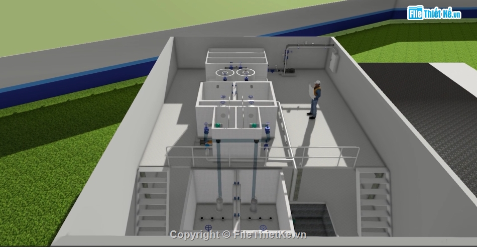 xử lý nước,đồ án xử lý nước thải,trạm xử lý nước thải,nước thải,Công nghệ xử lý nước thải