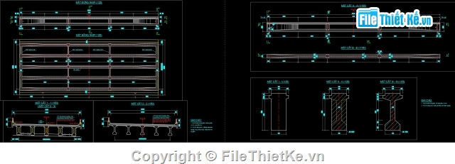 thi công cầu,bản vẽ thi công cầu,bản vẽ biện pháp thi công cầu,biện pháp thi công cầu,Cầu dầm I30