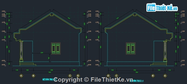 Bản vẽ thi công chùa,Bản vẽ thi công,file thiết kế đình chùa,nhà khách đền thờ,nhà khách đình