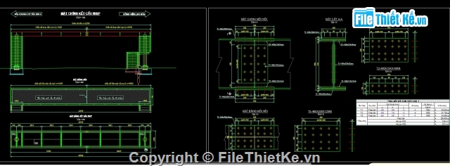 cầu bộ hành,cầu đi bộ bằng thép,bản vẽ cầu đi bộ,cầu thép,dầm I600