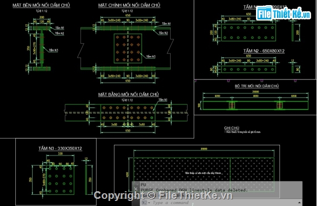 cầu dầm I,bản vẽ cầu tạm,bản vẽ thi công cầu tạm,cầu thép,cầu thép chiều dài nhịp 20m