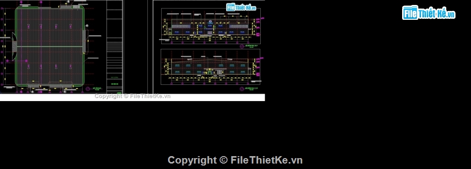 nhà xưởng,xưởng sản xuất,xưởng sản xuất 2 tầng,xưởng bằng kết cấu thép,nhà xưởng 70mx60m,hạng mục kiến trúc