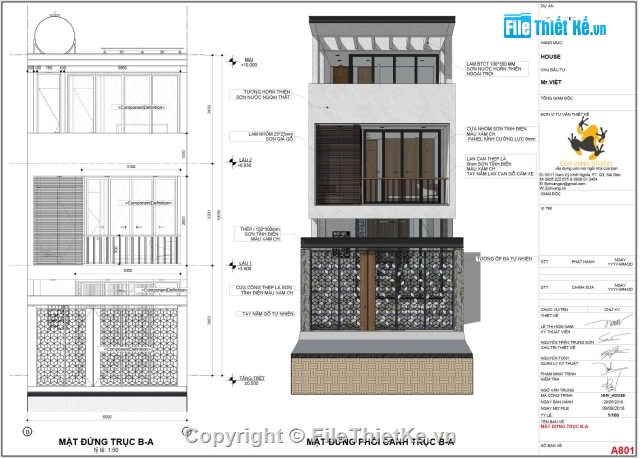 UPbim SketchUP,HHV_HOUSE,hồ sơ thi công,kĩ thuật thi công,hồ sơ kỹ thuật thi công,hồ sơ thi công nhà