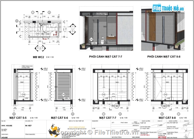 UPbim SketchUP,HHV_HOUSE,hồ sơ thi công,kĩ thuật thi công,hồ sơ kỹ thuật thi công,hồ sơ thi công nhà