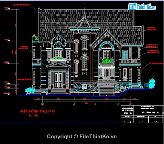 biệt thự 2 tầng,bản vẽ biệt thự,bản vẽ biệt thự 2 tầng,chi tiết biệt thự,bản vẽ 2 tầng