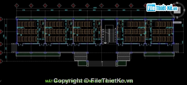 trường học 2 tầng 8.6x40.2m,Hồ sơ thiết kế trường,trường học 2 tầng 10 phòng,trường Tiểu học 2 tầng 10 phòng học