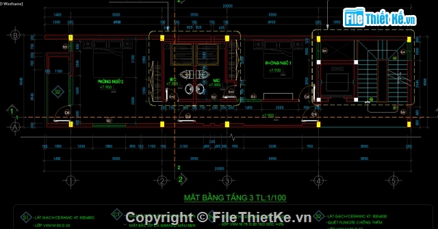 Nhà phố 4 tầng,kiến trúc 4 tầng,Bản vẽ Nhà phố,Filethietke nhà phố 5.05x18.7m,Filethietke nhà phố 4