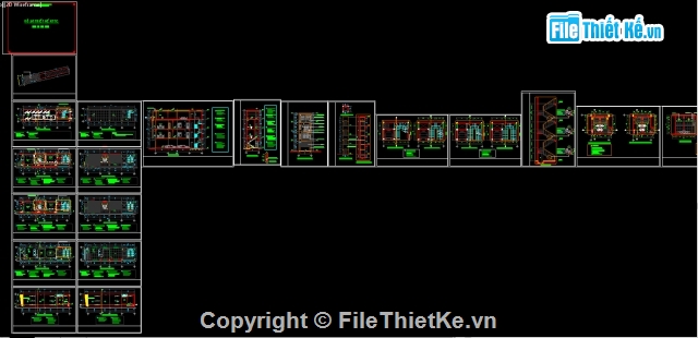 Nhà phố 4 tầng,kiến trúc 4 tầng,Bản vẽ Nhà phố,Filethietke nhà phố 5.05x18.7m,Filethietke nhà phố 4