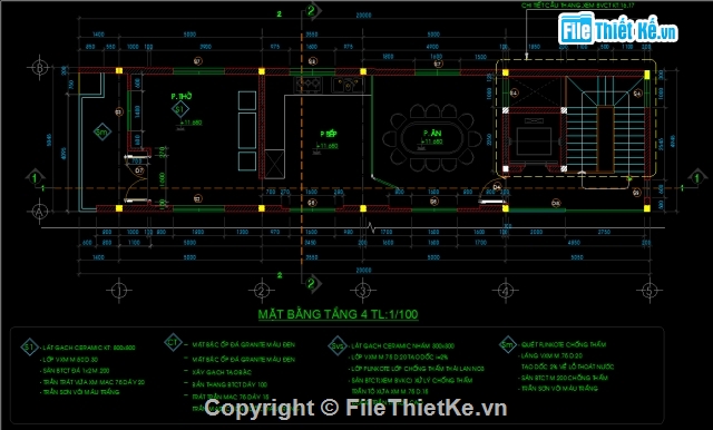 Nhà phố 4 tầng,kiến trúc 4 tầng,Bản vẽ Nhà phố,Filethietke nhà phố 5.05x18.7m,Filethietke nhà phố 4