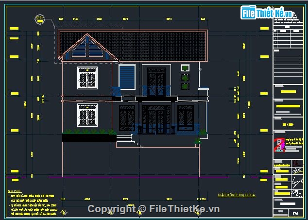 bản vẽ 3 tầng,biệt thự 3 tầng,nhà phố 3 tầng,biệt thự mái thái,mẫu nhà 3 tầng mái thái,biệt thự 3 tầng mái thái