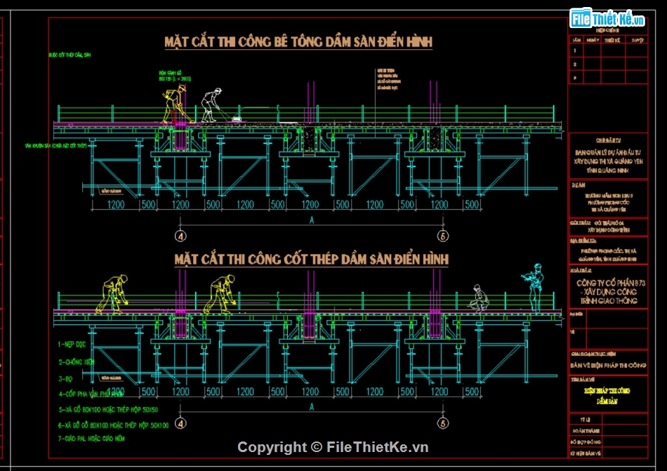 bản vẽ thi công trường mầm non,autocad trường mầm non,Trường mầm non Quảng Yên 15x27m,Trường mầm non Quảng Yên,file cad trường mầm non