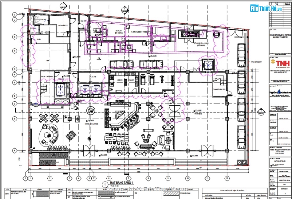kiến trúc khách sạn,bản vẽ cad khách sạn,bản vẽ thiết kế khách sạn