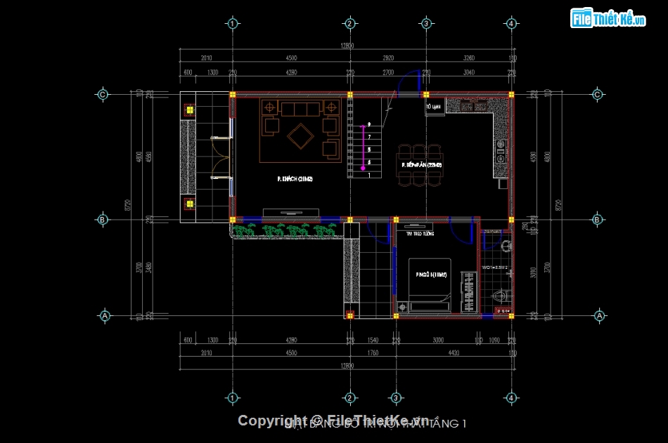 bản vẽ 2 tầng,biệt thự mái nhật chữ L,biệt thự 2 tầng mái nhật,file cad biệt thự 2 tầng,biệt thự mái nhật