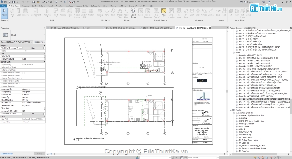 Model revit nhà phố 4 tầng,Revit nhà phố 4 tầng,Bản vẽ revit nhà phố 4 tầng,Bản vẽ nhà phố 4 tầng file revit,Nhà phố 4 tầng file revit