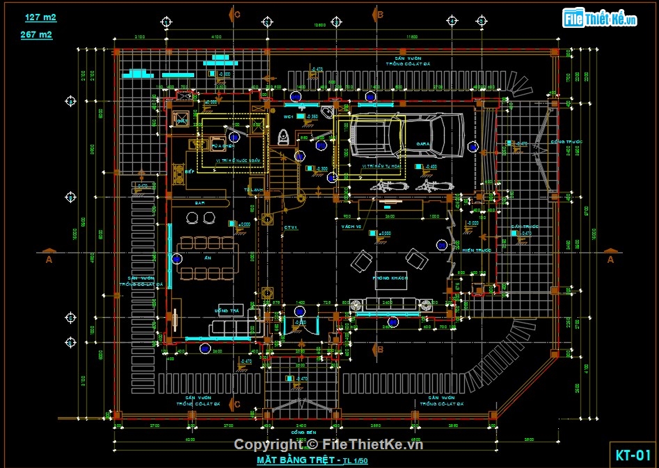 hồ sơ thiết kế,bản vẽ biệt thự,kiến trúc biệt thự,thiết kế biệt thự,bản vẽ cad biệt thự hiện đại 3 tầng kt 10x16m