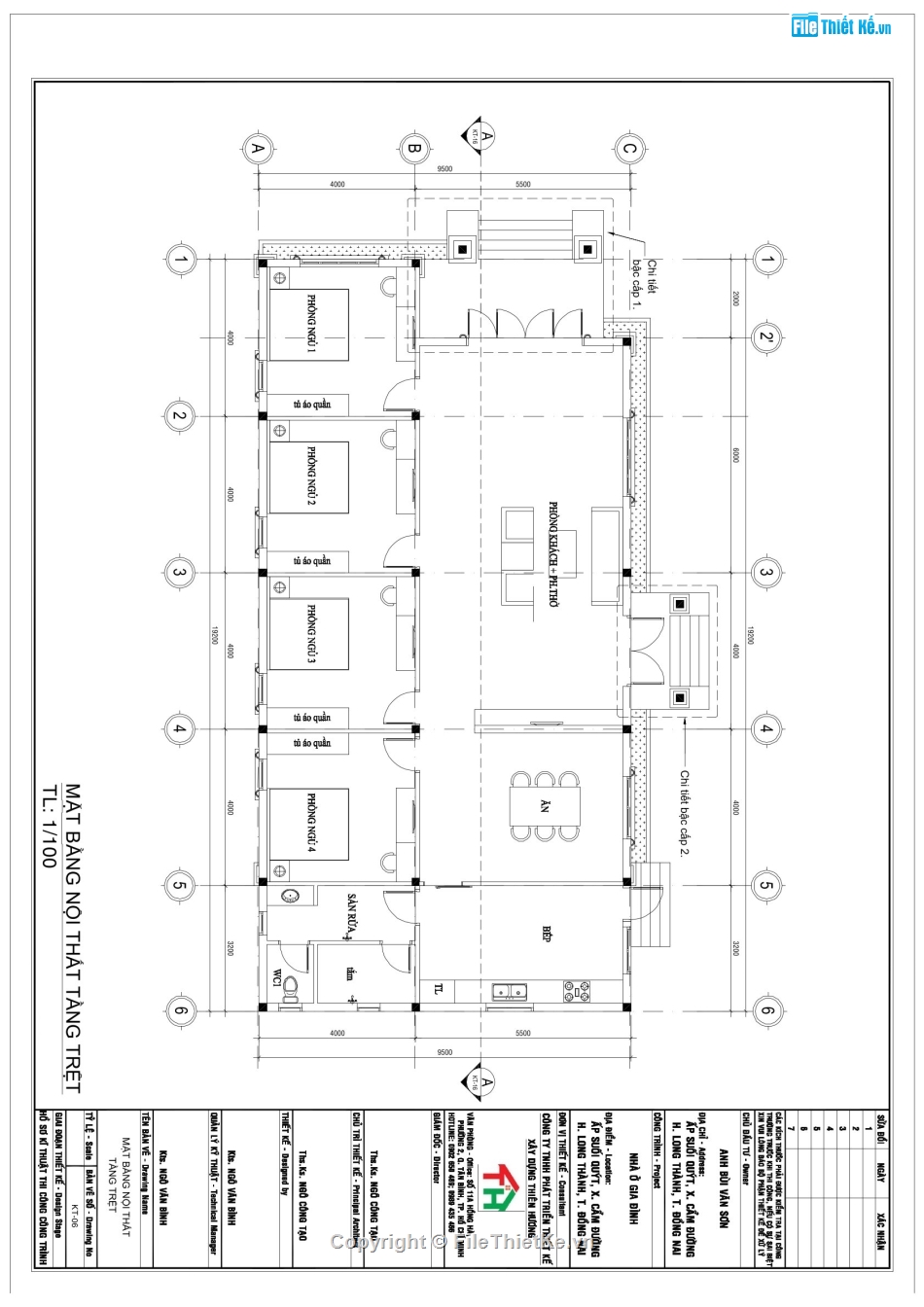Biệt thự vườn 9.5x19.2m,File cad biệt thự vườn mái thái,Bản vẽ biệt thự 1 tầng,biệt thự 1 tầng,Biệt thự vườn mái thái