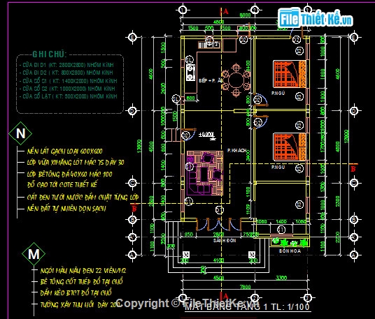 nhà mái thái 6x17m,nhà cấp 4 mái thái,nhà cấp 4 đẹp