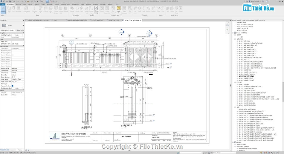 revit biệt thự mái nhật,Biệt thự mái nhật 1 tầng,kiến trúc biệt thự 1 tầng