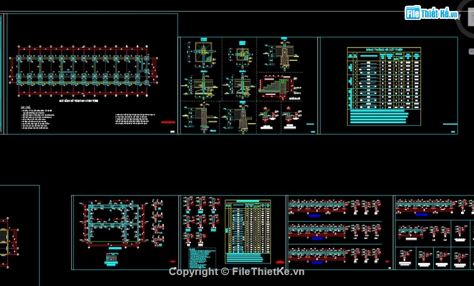 Autocad trường trung học,Trường học 2 tầng,Cad trường học 2 tầng,thiết kế trường học 2 tầng,bản vẽ trường học