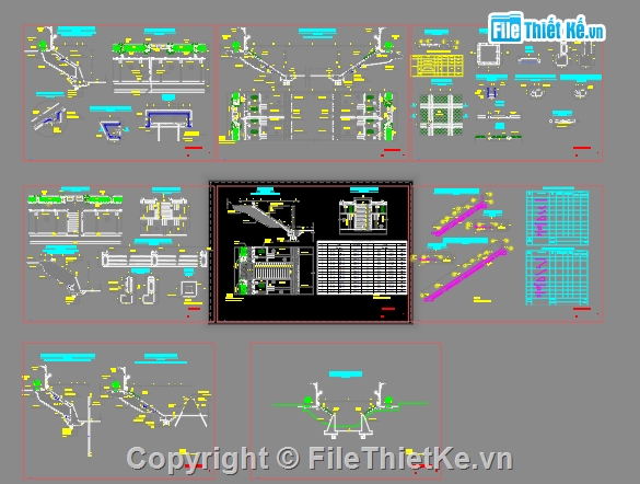 chi tiết,tính toán,excel,trắc dọc,kè sông,trắc ngang