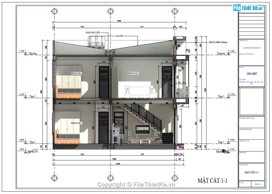 nhà phố 2 tầng 4 phòng ngủ,full hồ sơ nhà phố 2 tầng,revit nhà phố 2 tầng,mẫu nhà phố 2 tầng 6x10m,nhà phố 2 tầng revit full